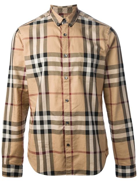 burberry checkered shirt